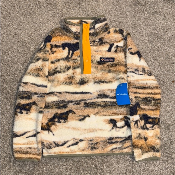 🐴 {PRICE FIRM} Columbia Sportswear Kids’ Helvetia™ Il Printed Half Snap Fleece - Picture 3 of 8